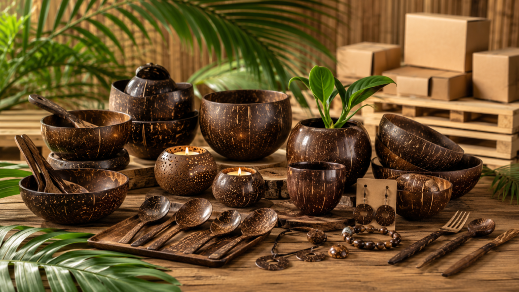 Coconut Shell Products Exporter from India