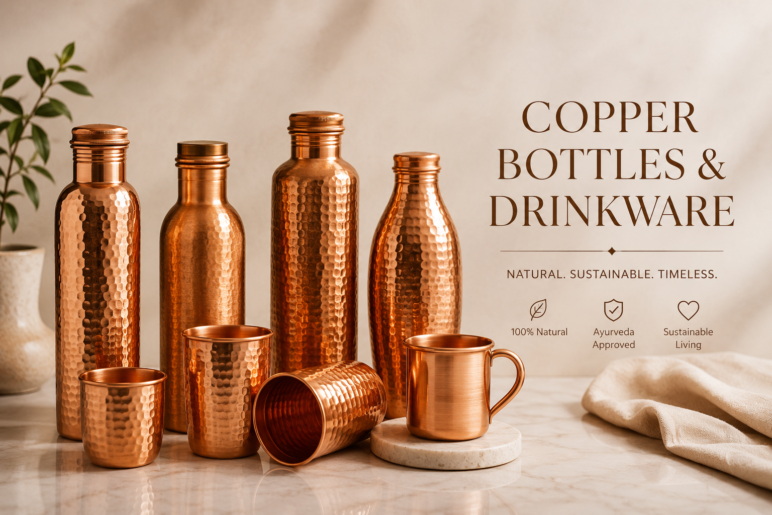 Copper bottle scalane