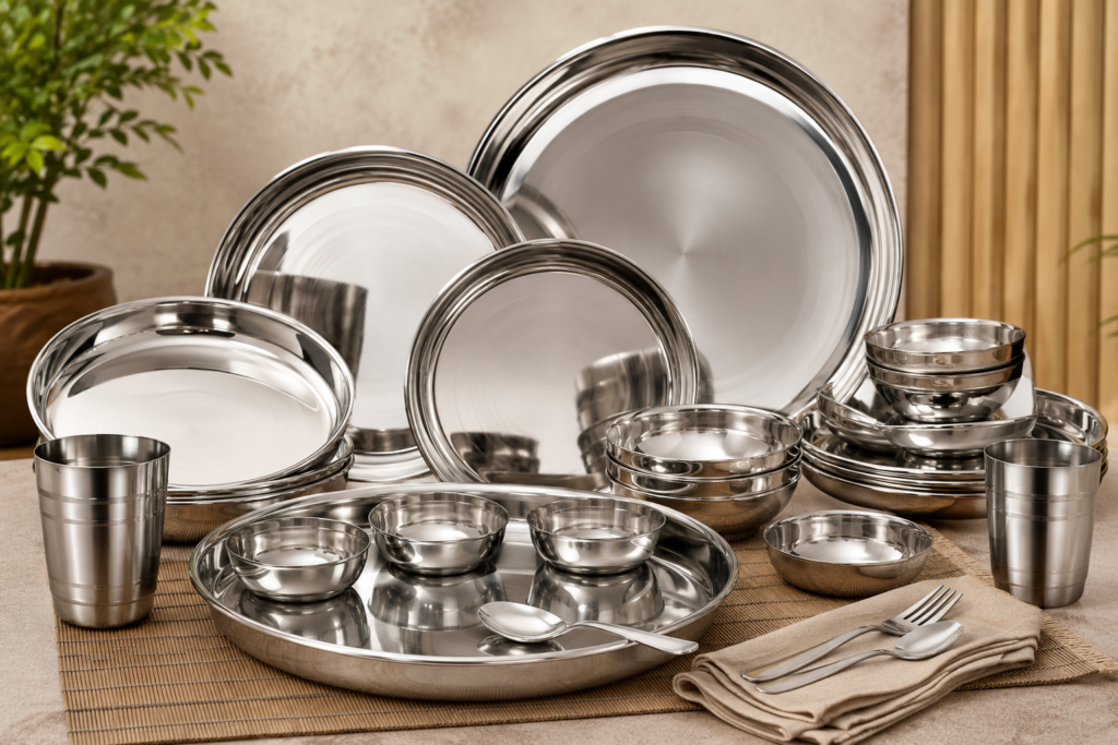 Stainless Steel Dinner Set Manufacturer from India