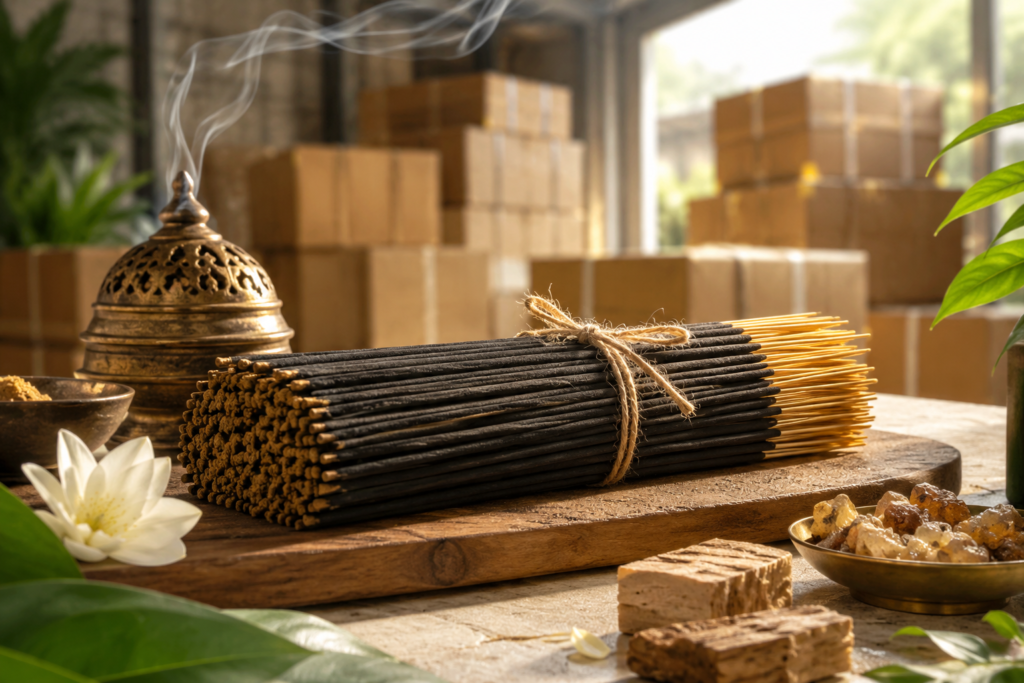Wholesale incense sticks from India for international bulk buyers