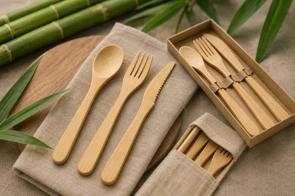 Bamboo Cutlery Manufacturer from India