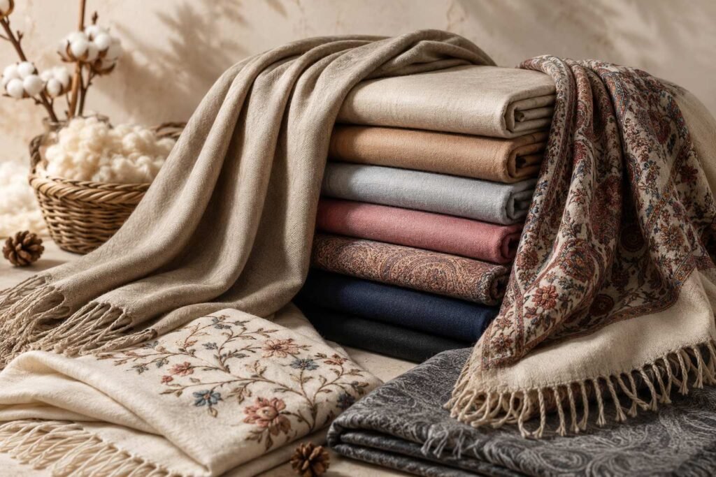 Cashmere Shawl Manufacturer and Exporter from India
