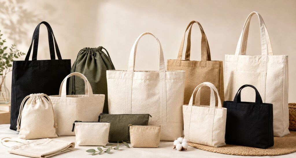 Private Label Cotton Bags Manufacturer in India producing custom branded cotton bags for global brands