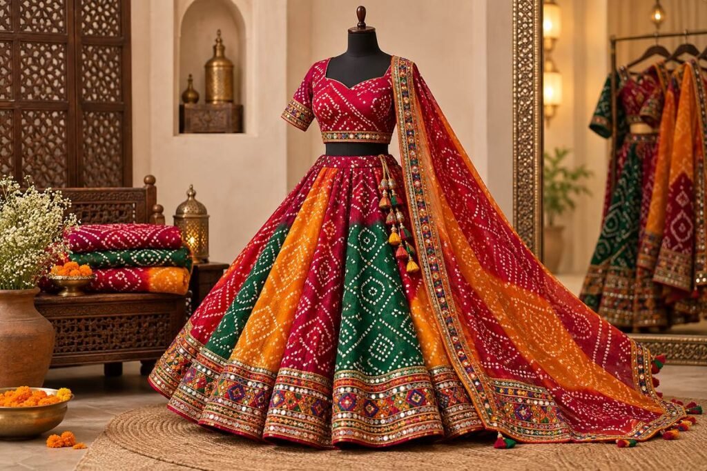 Bandhani Chaniya Choli