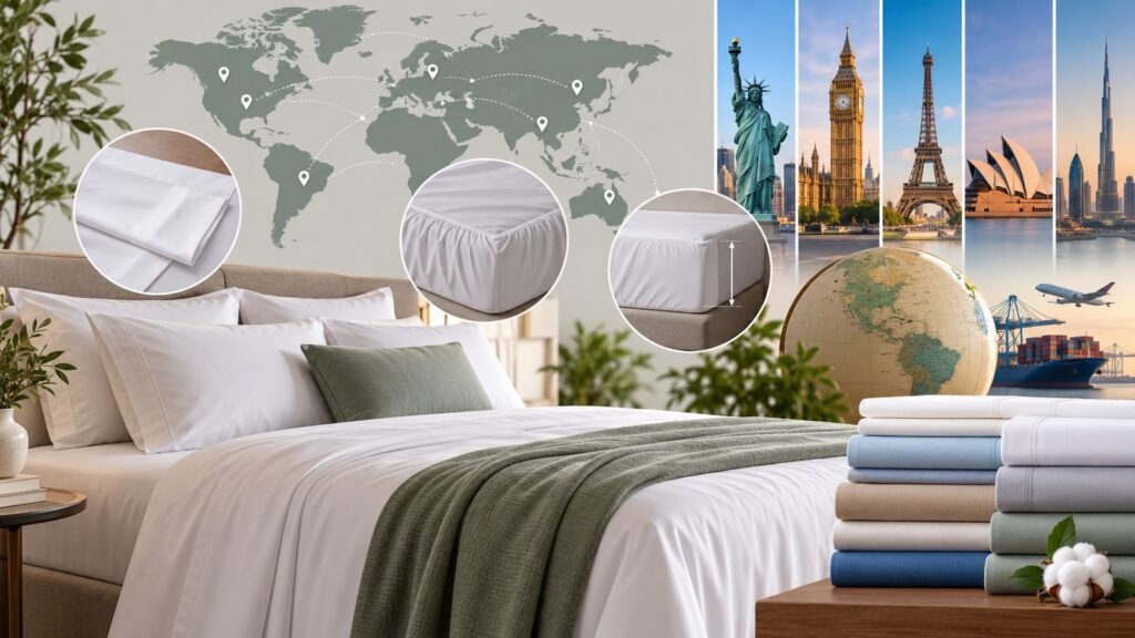 Bedsheet Size Guide by Country