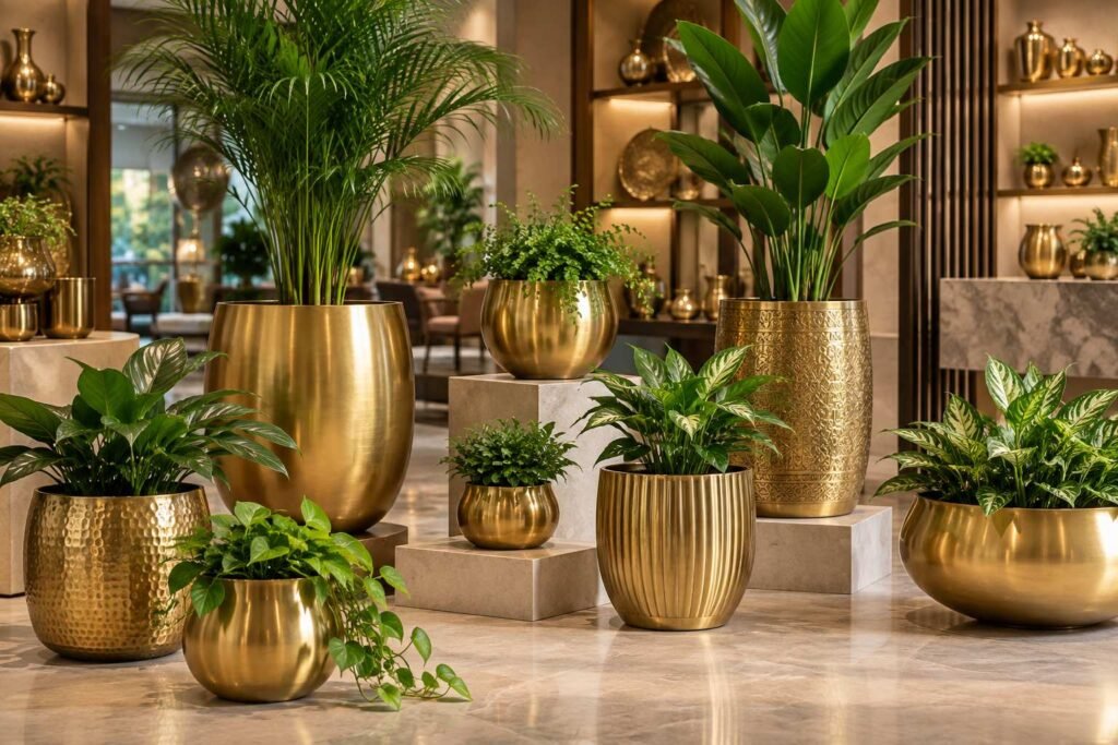 Brass Planter Manufacturer from India