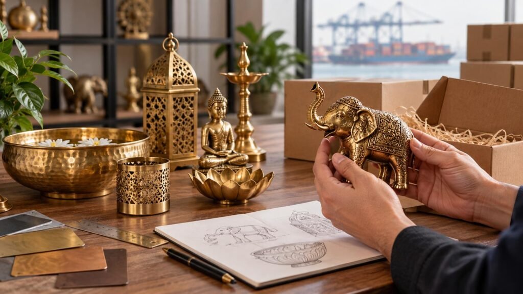 brass handicraft sample MOQ