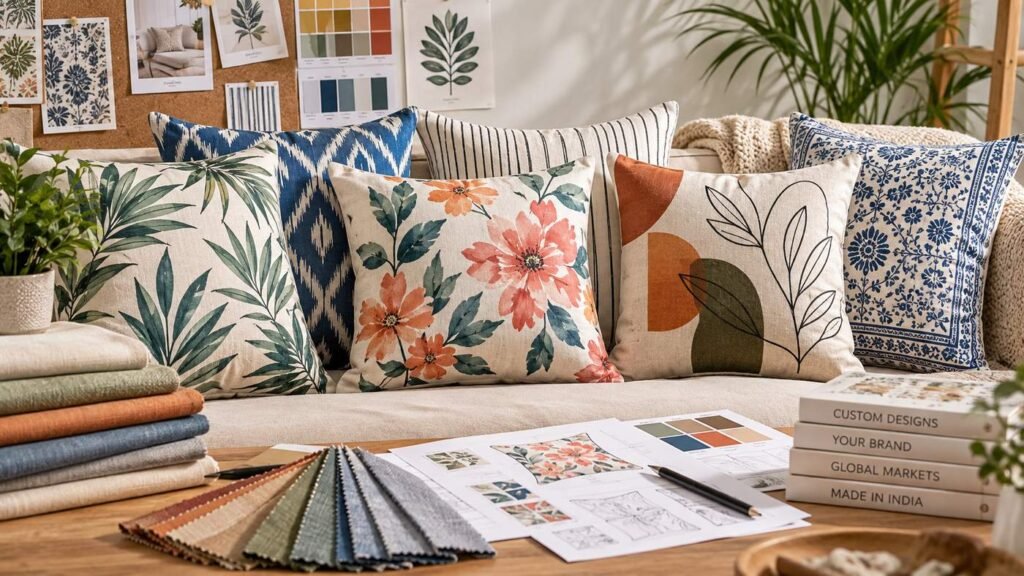 Printed Cushion Covers Manufacturer in India