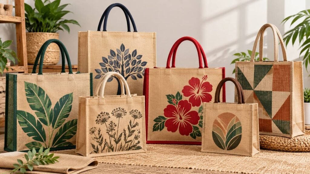 Custom Printed Jute Bags Manufacturer
