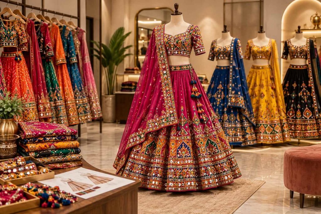 Custom Chaniya Choli Manufacturing