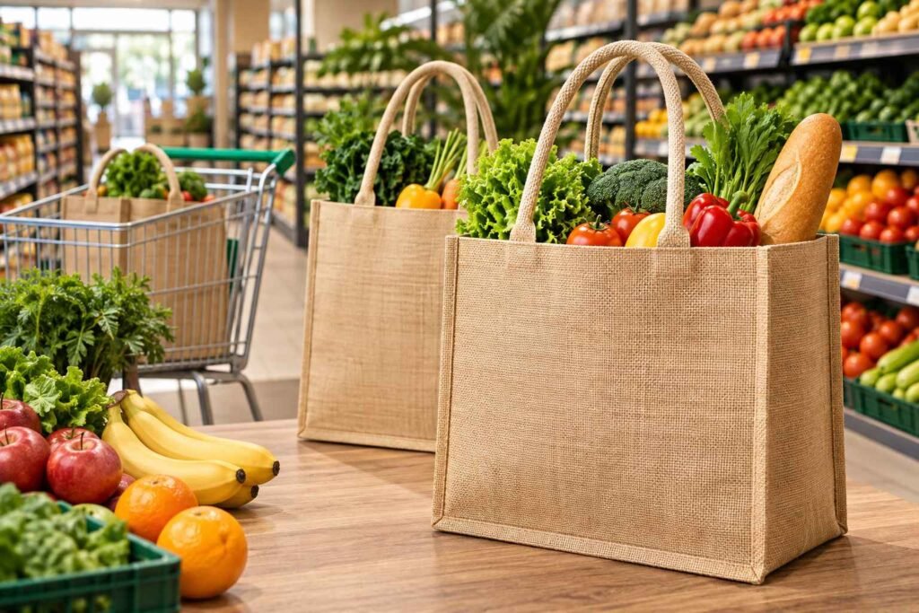 Jute Bags for Supermarkets