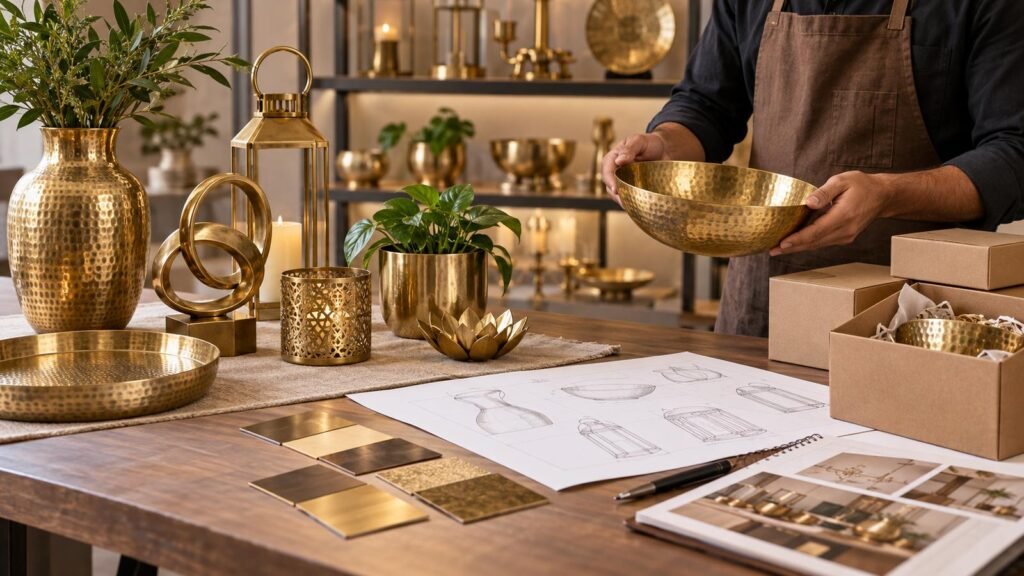 private label brass home decor India